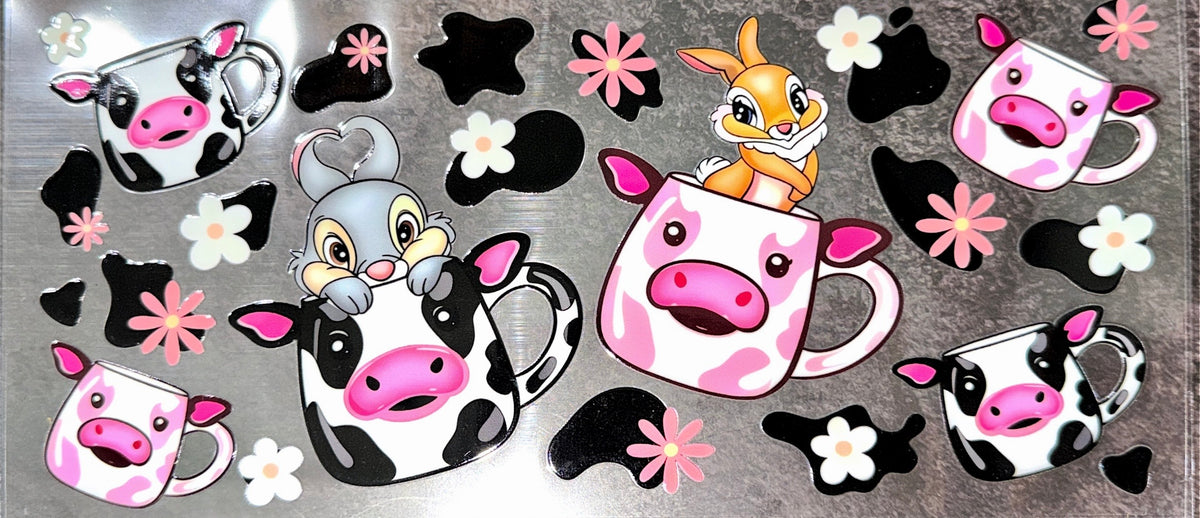 Bunny UVDTF Cup Wraps