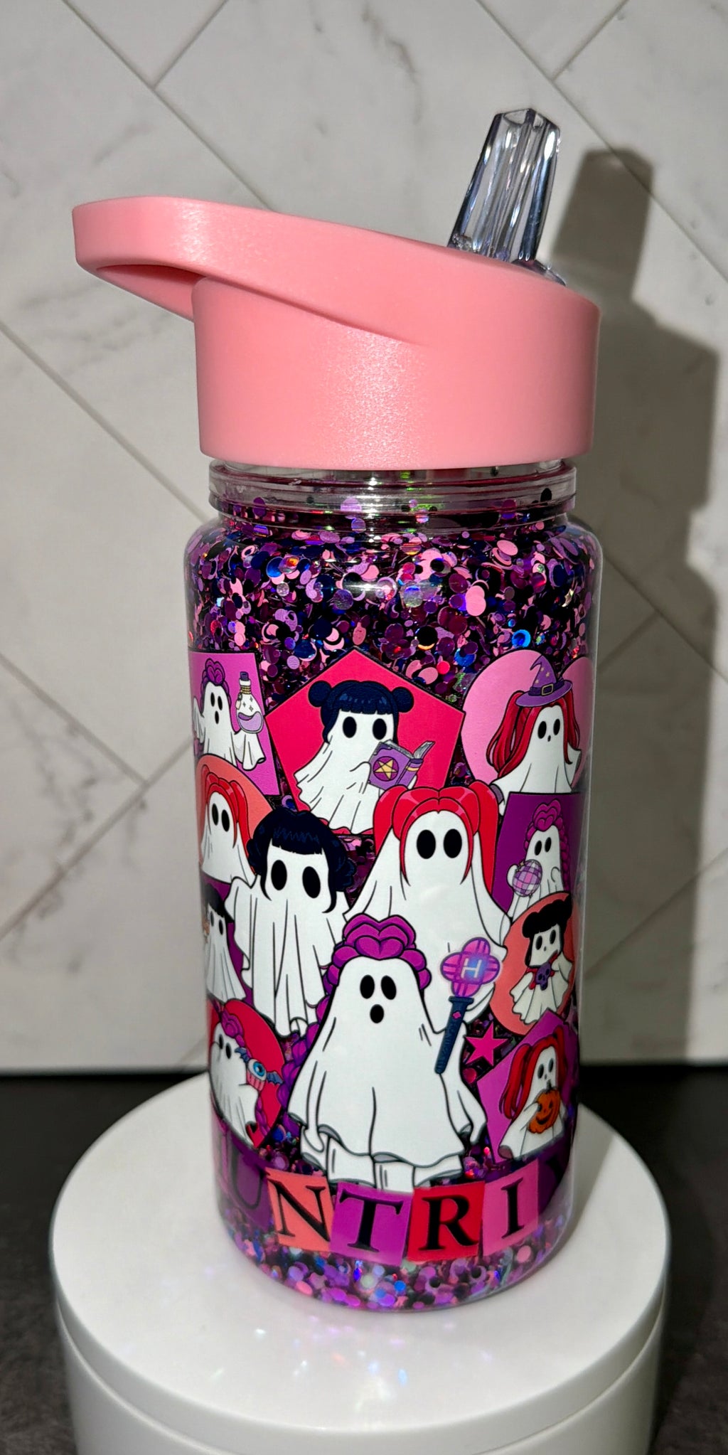 Kpop Kids Snowglobe Water Bottle