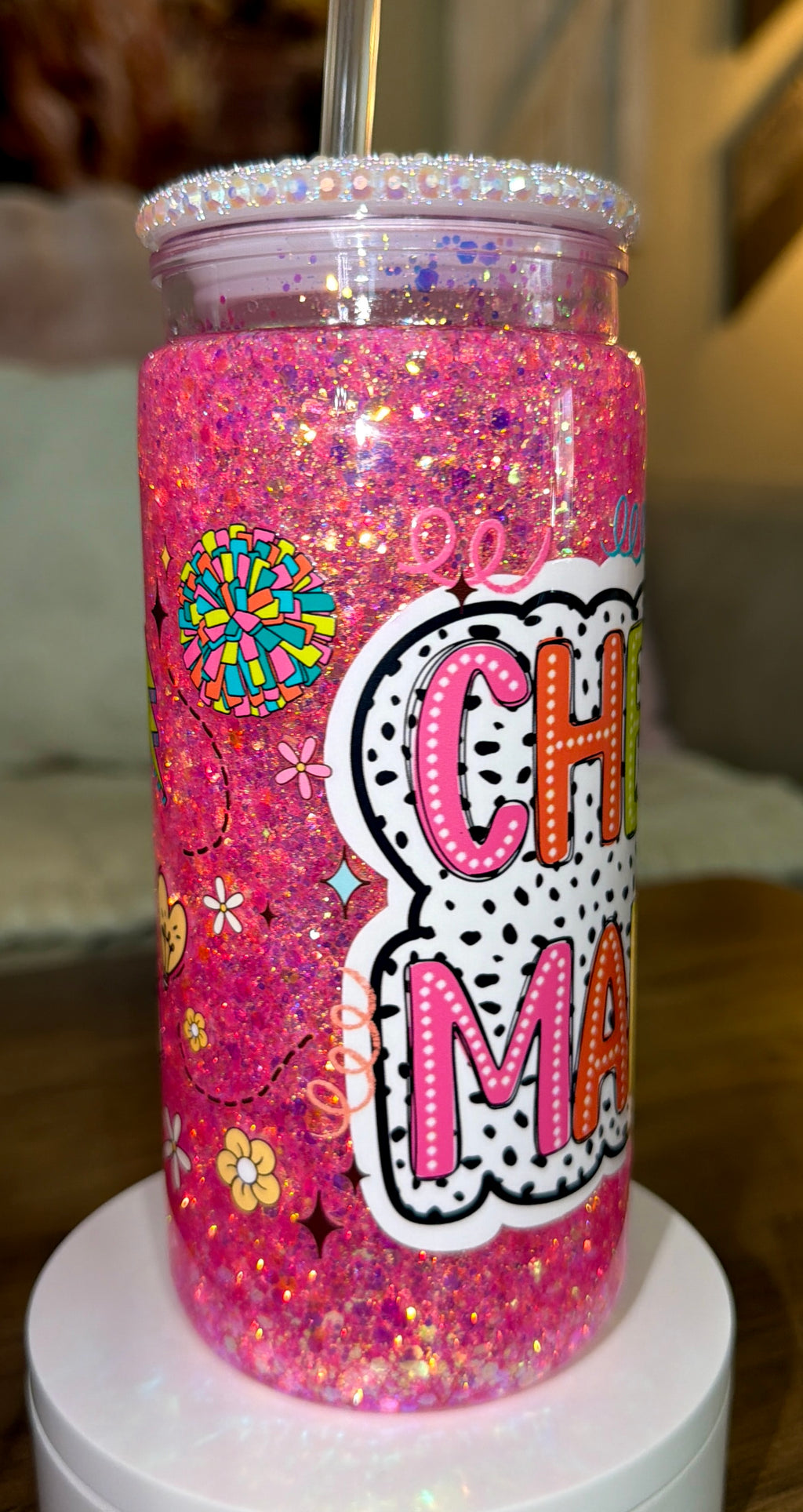 Cheer Mama Snowglobe Cup
