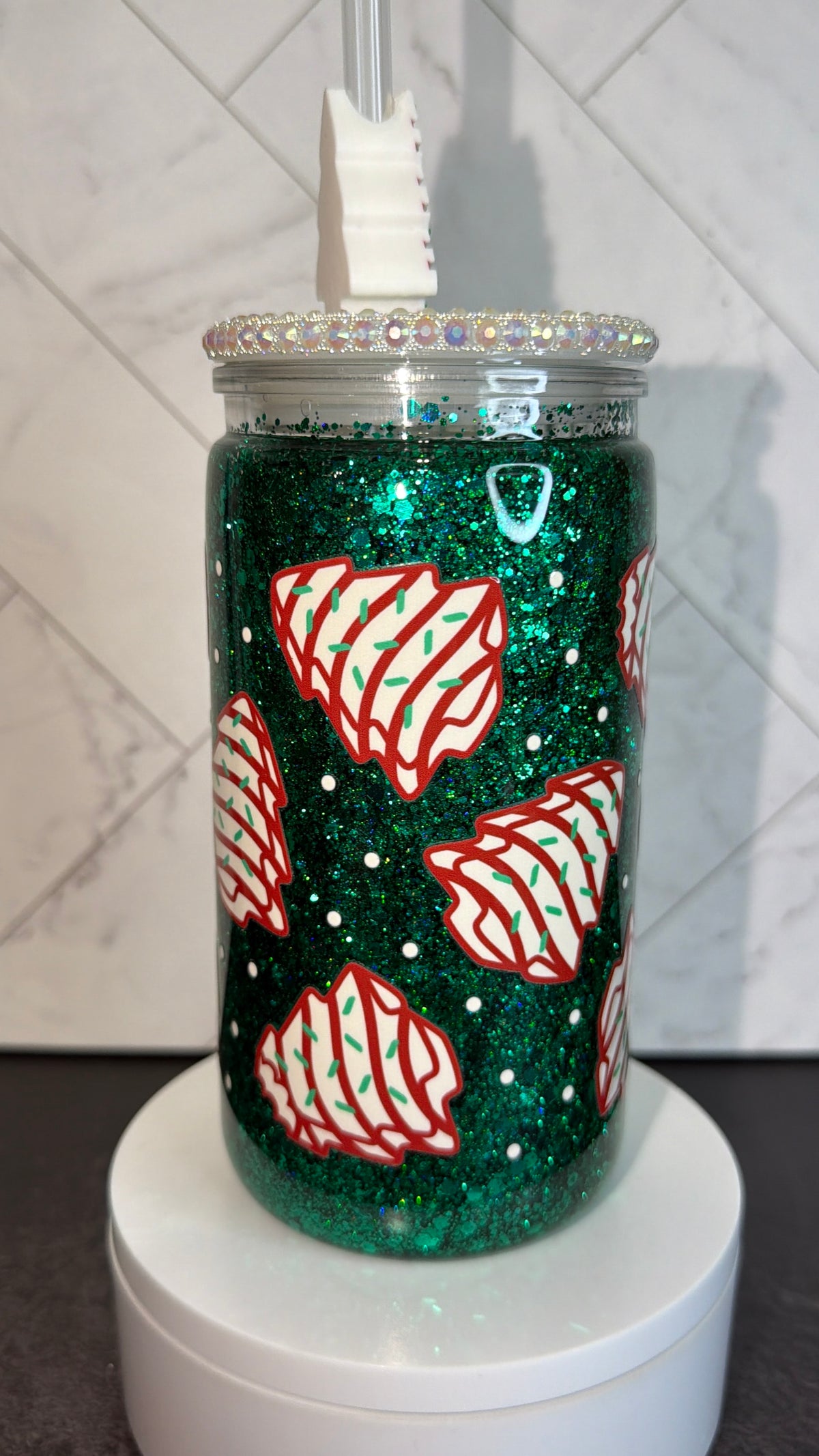 Sweet Holiday Treats Snowglobe Cup