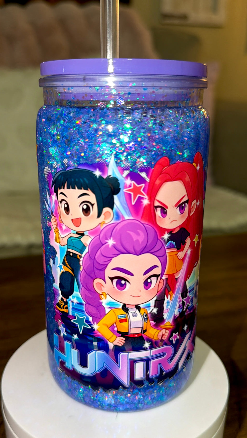 Galaxy Girl Snowglobe Cup