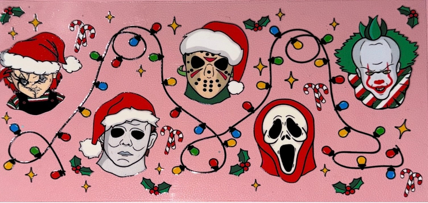 Christmas Lights UVDTF Cup Wrap