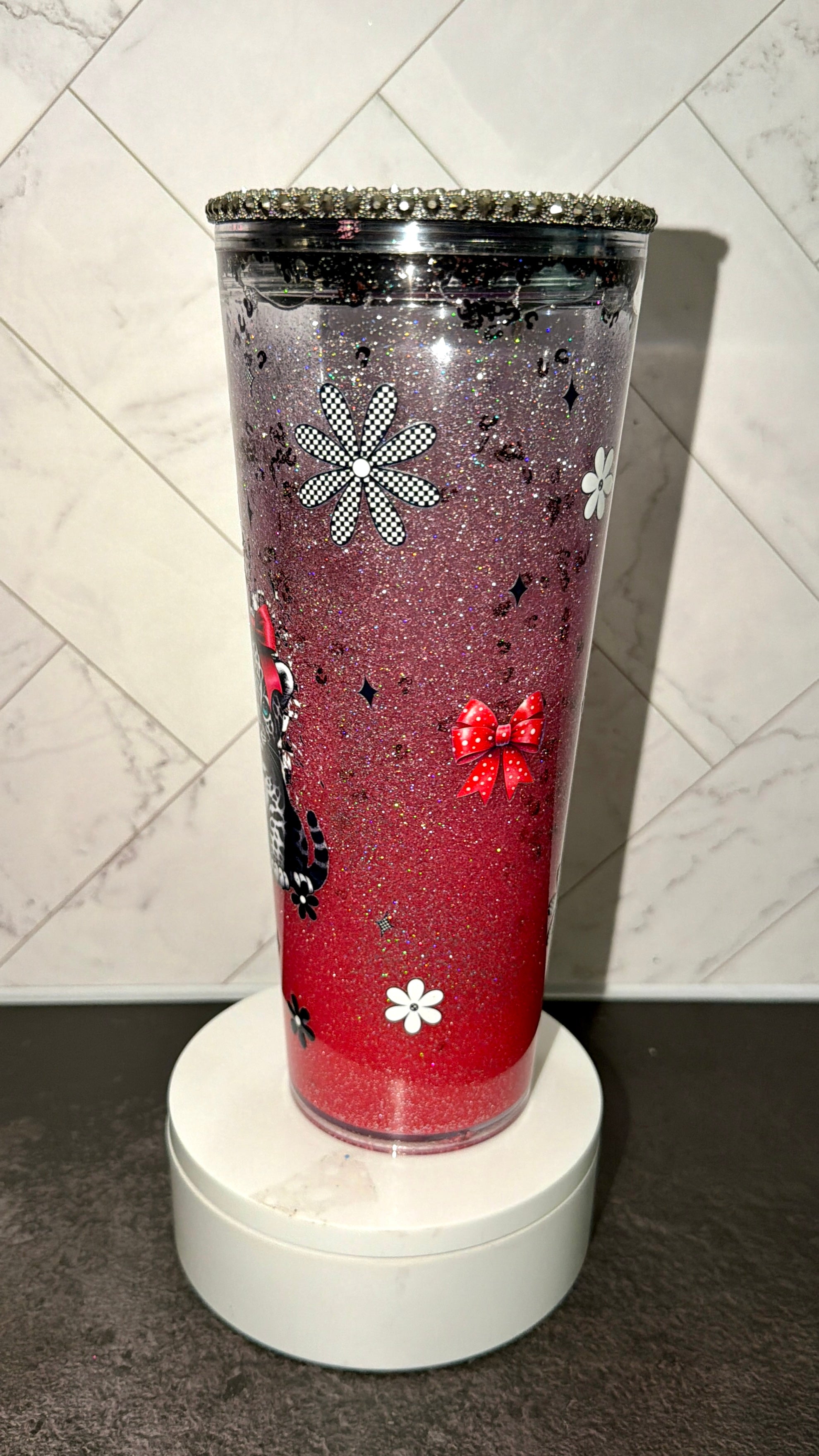 Leopard “Dreamscape” Snowglobe Cup