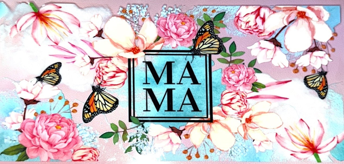 Mama With Flowers UVDTF Cup Wrap