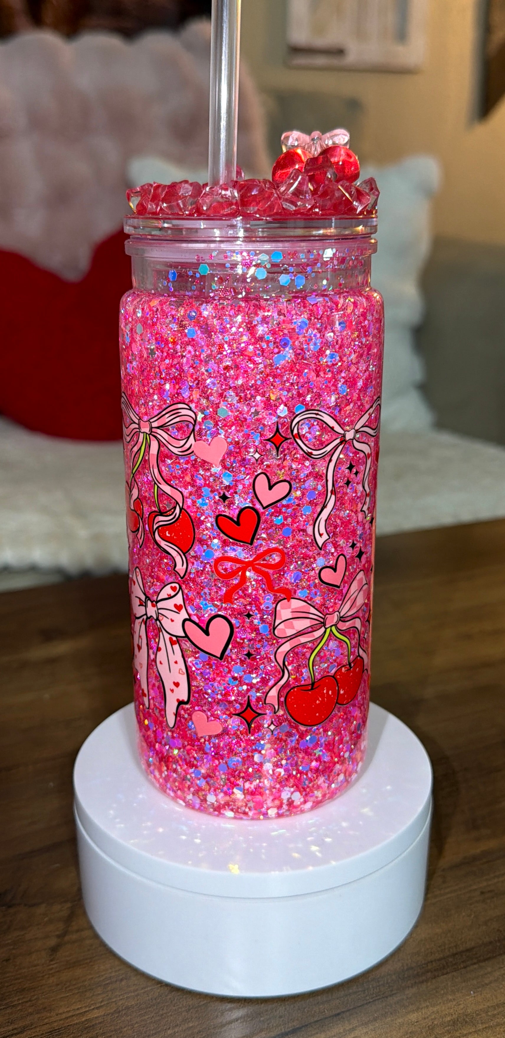 Cherry Snowglobe cup
