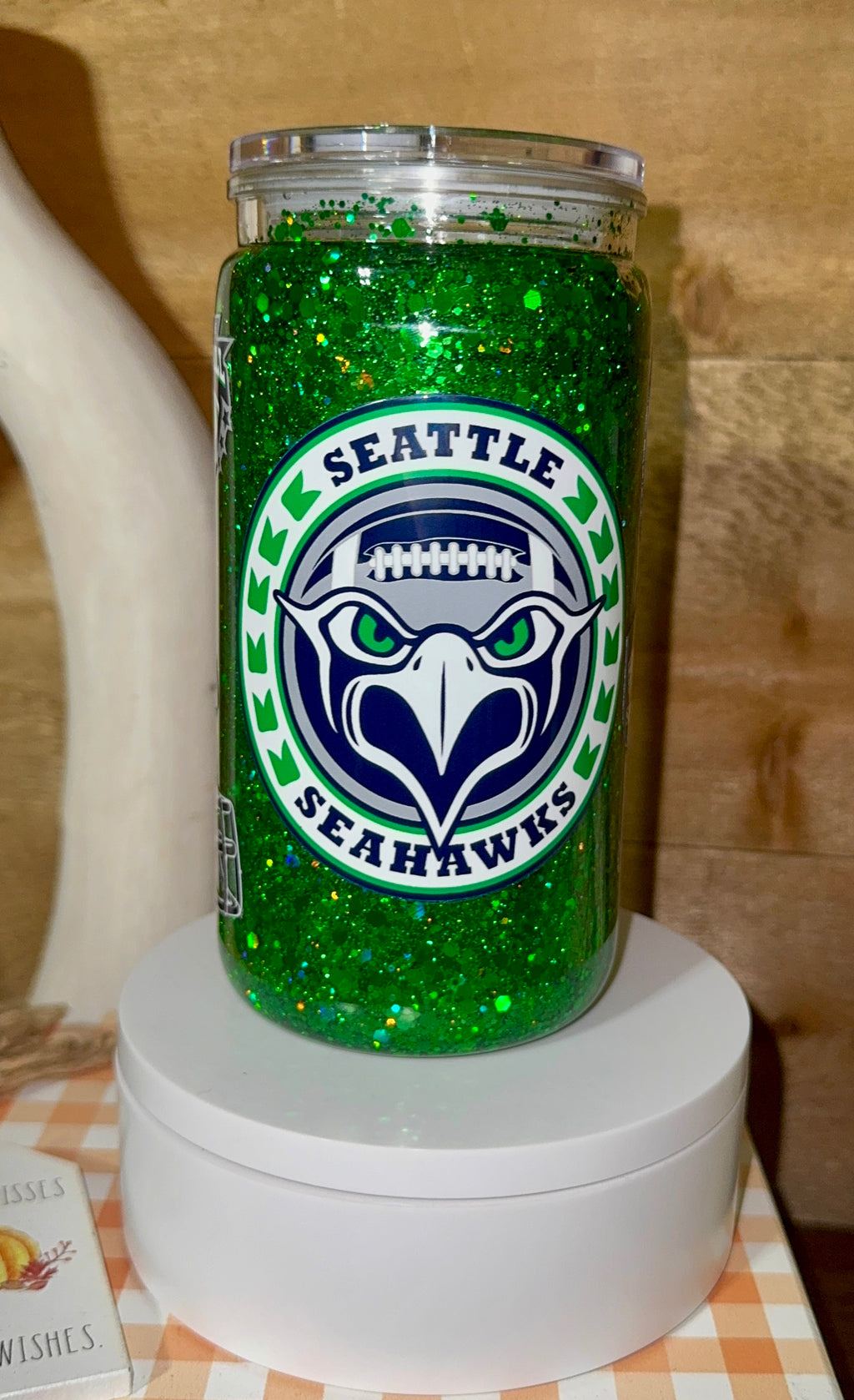Football inspired Snowglobe cup