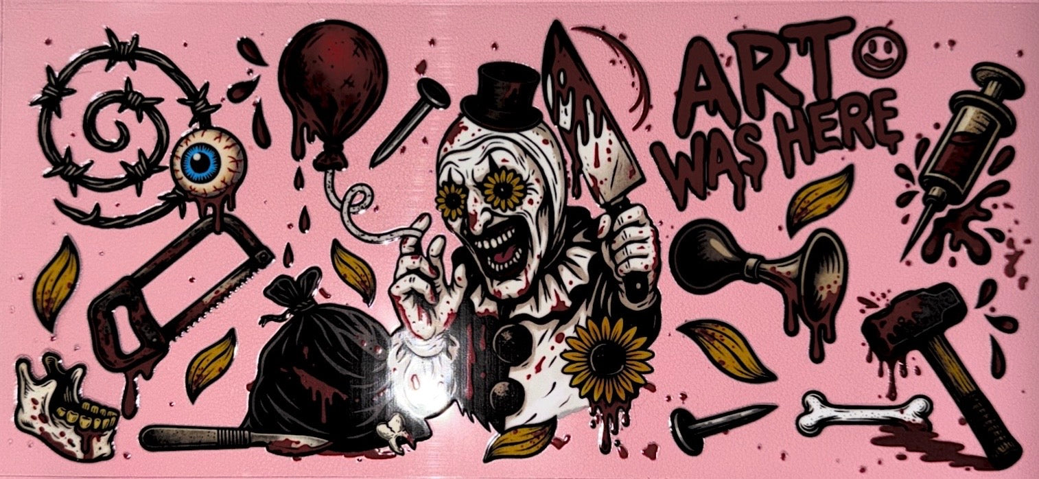 Bloody Clown UVDTF Cup Wrap