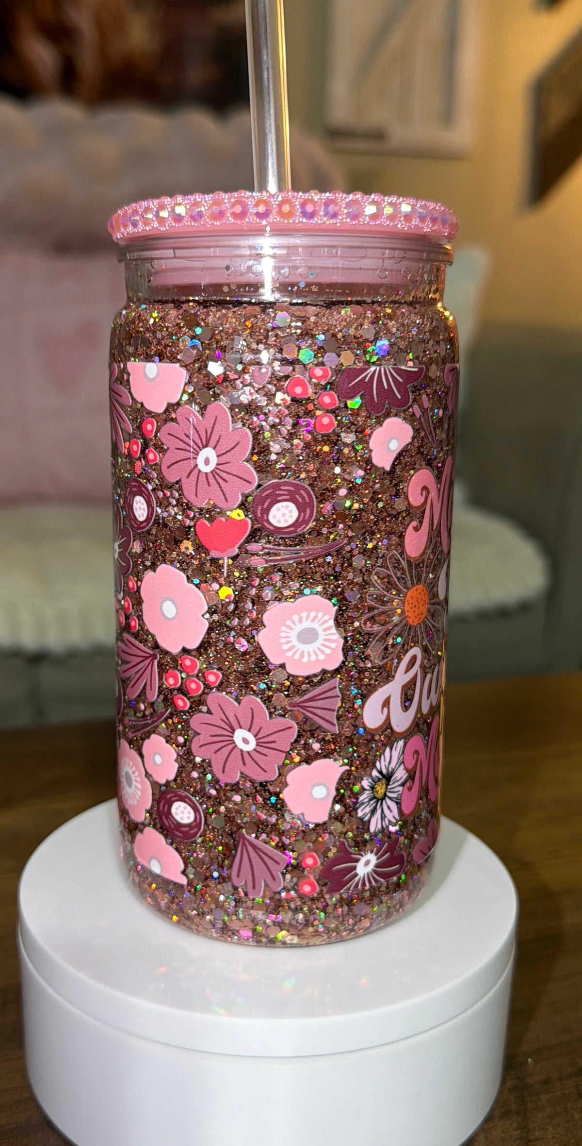 “Mind your own motherhood” Snowglobe cup
