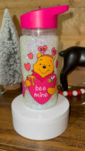Kids custom snowglobe water bottle
