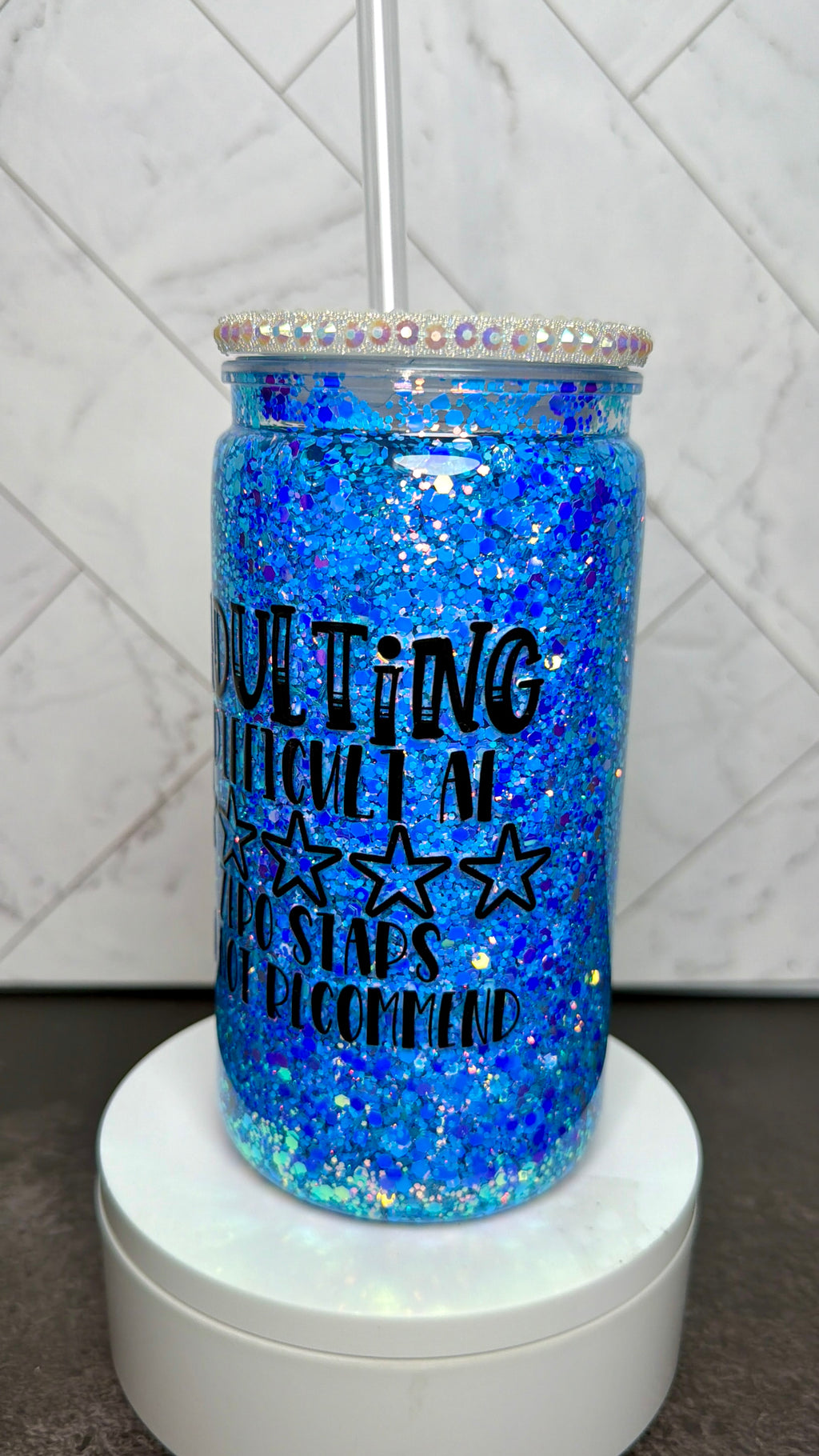 Adulting Snowglobe Cup