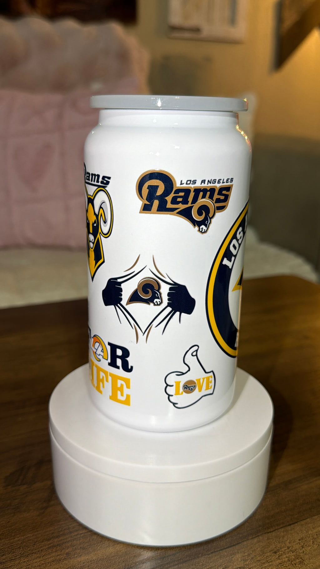 Football inspired tumbler
