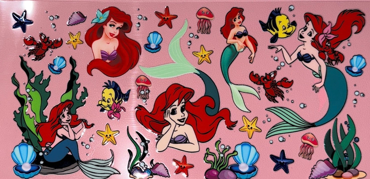 Mermaid UVDTF Cup Wrap