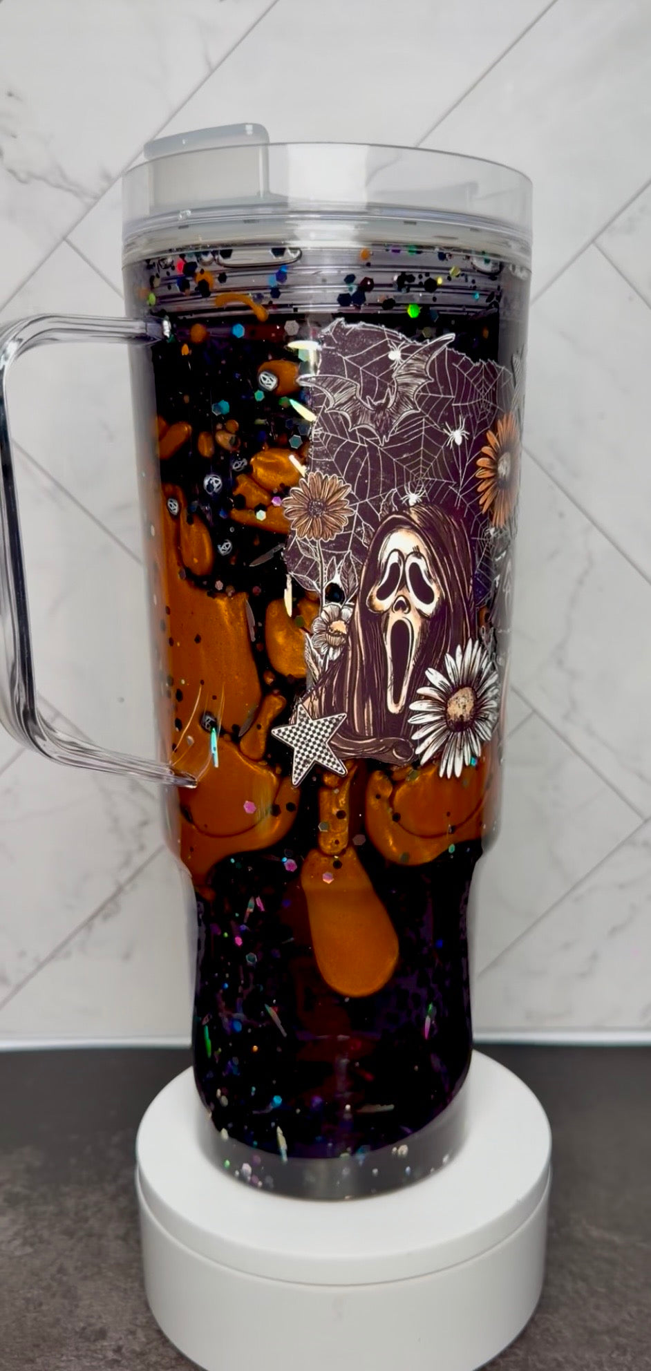 Spooky Pumpkin Lava Tumbler