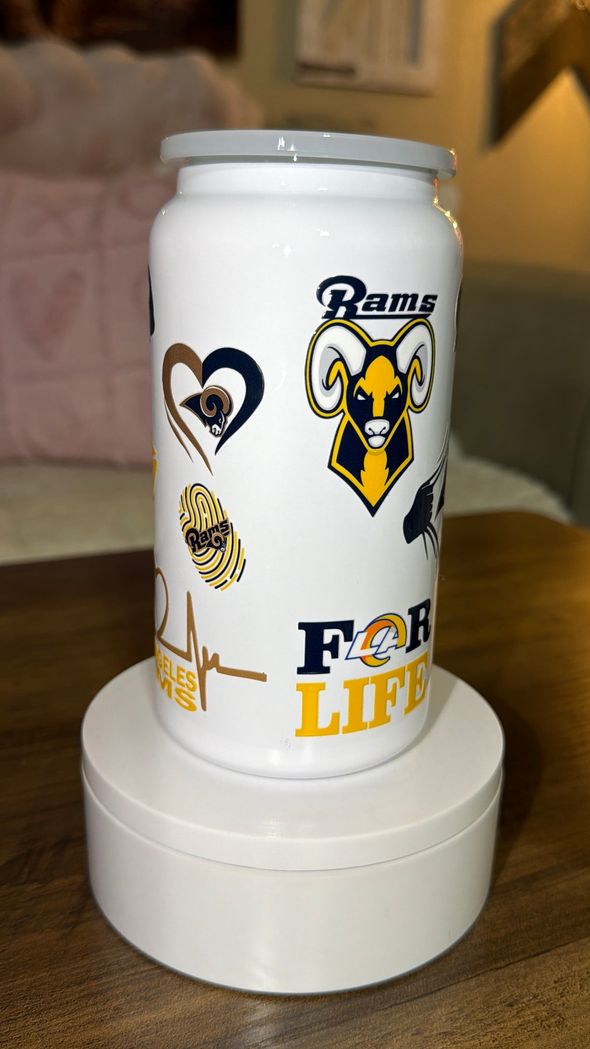 Football inspired tumbler