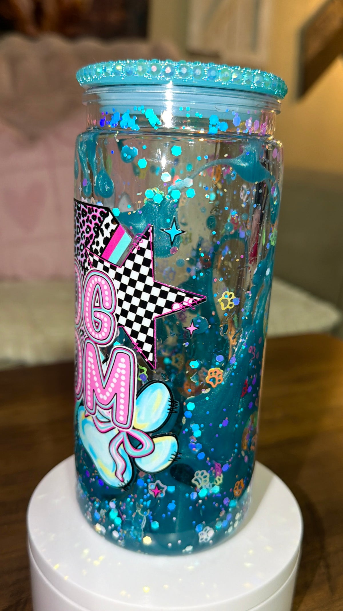 Dog mom Lava cup