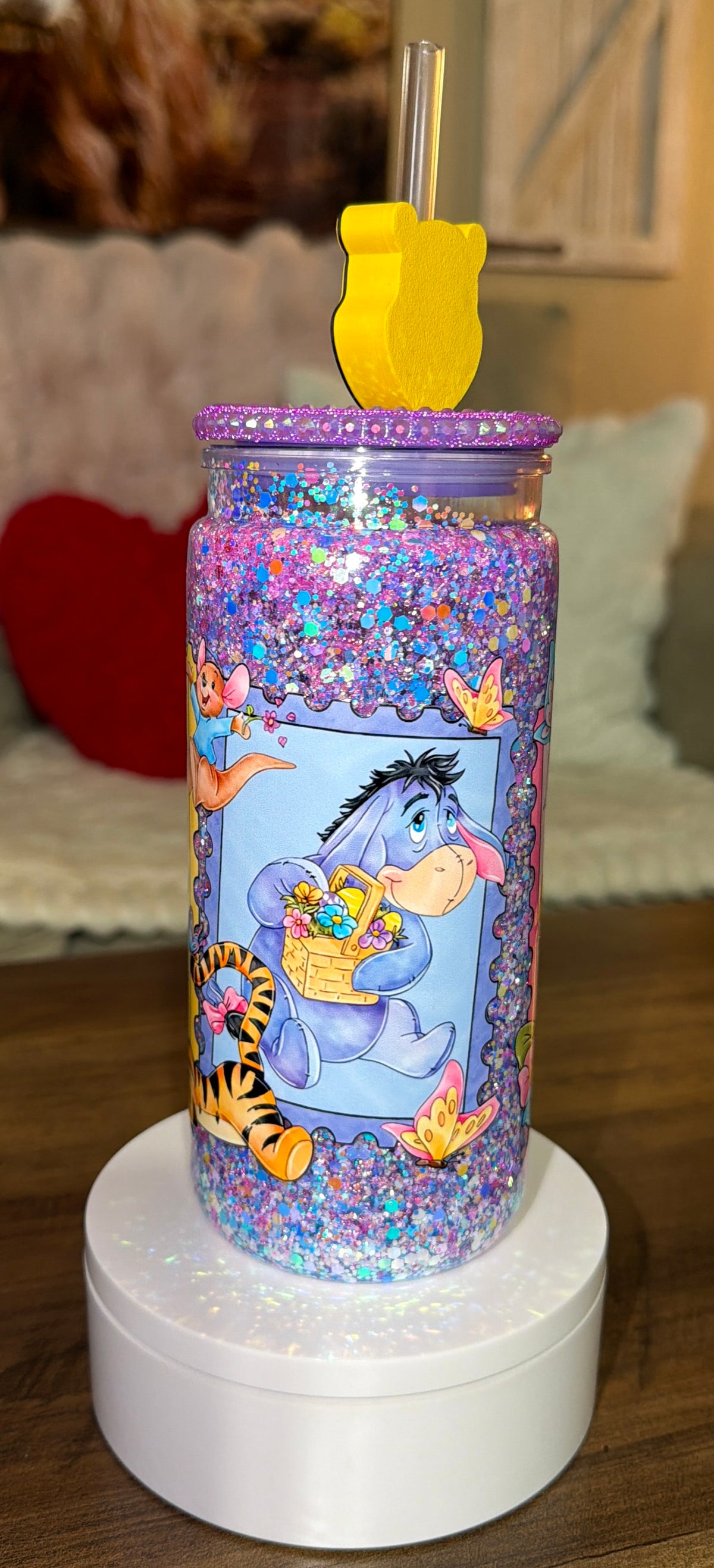 Sweet Honey Garden Glitter Tumbler