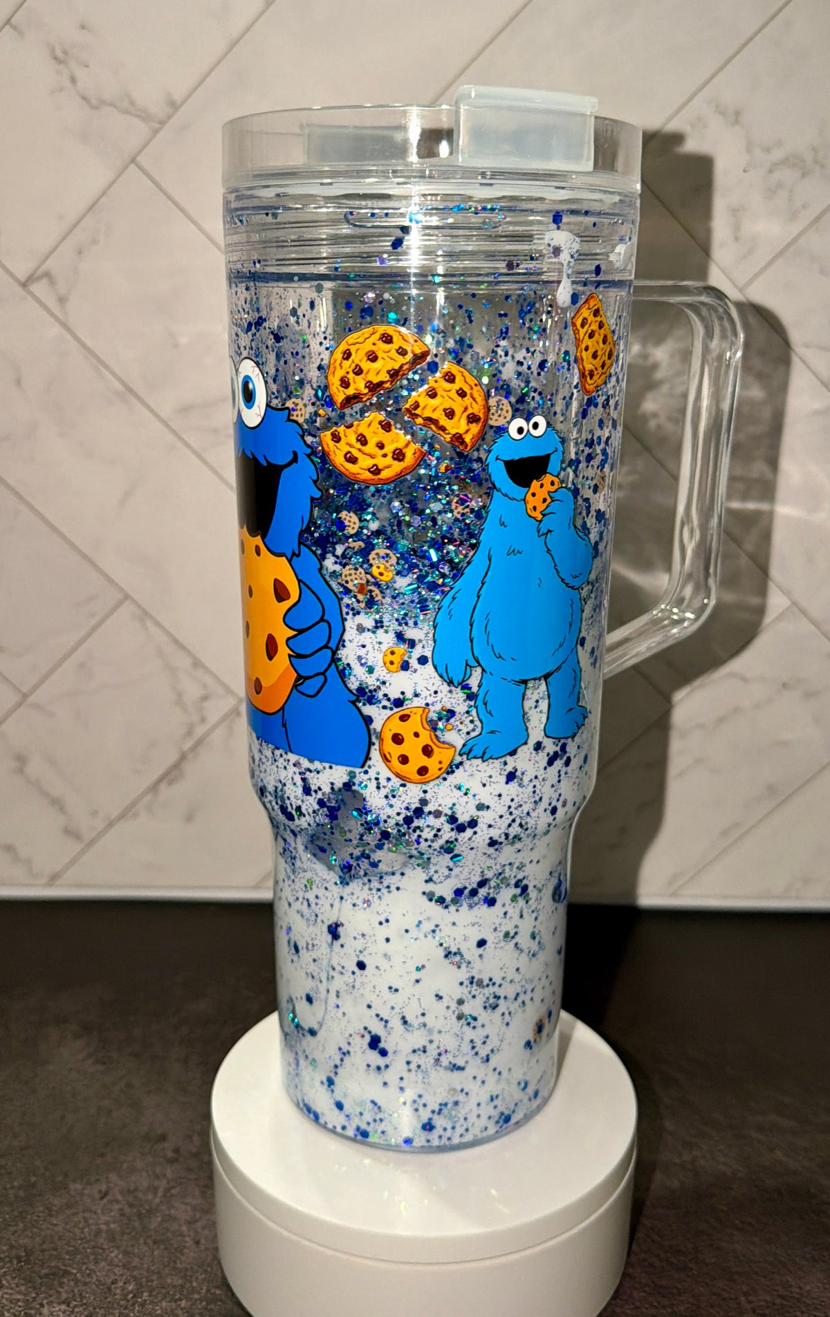 Blue Monster Lava Cup