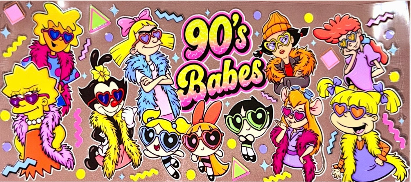 90s Babes UVDTF Cup Wrap