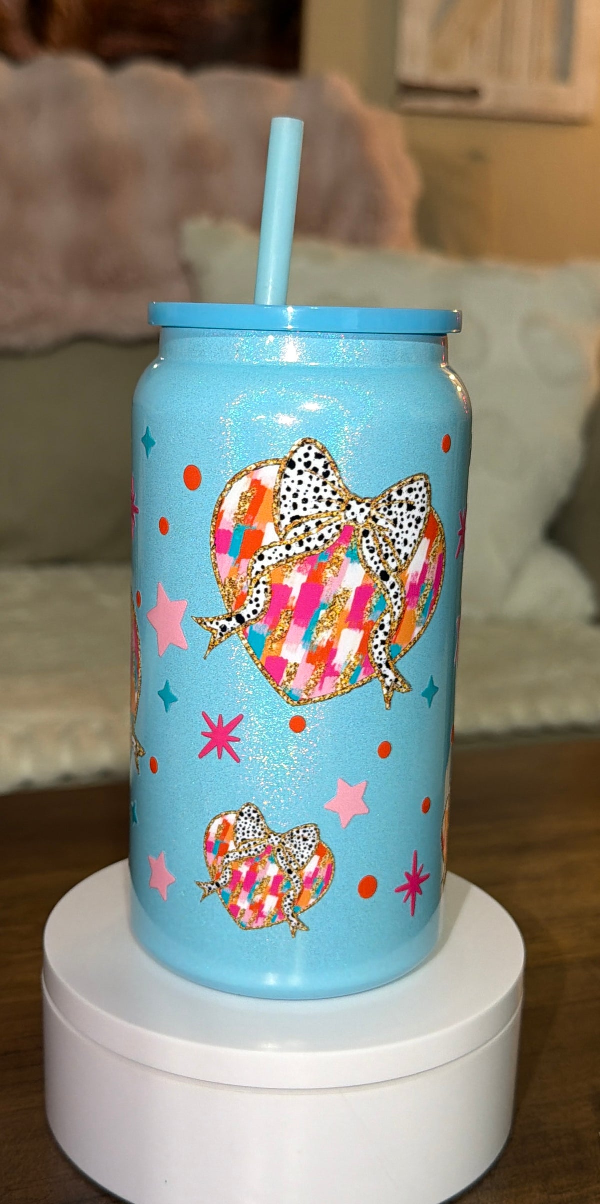 Heart stainless steel tumbler