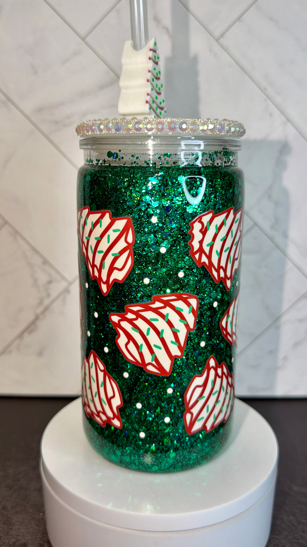 Sweet Holiday Treats Snowglobe Cup