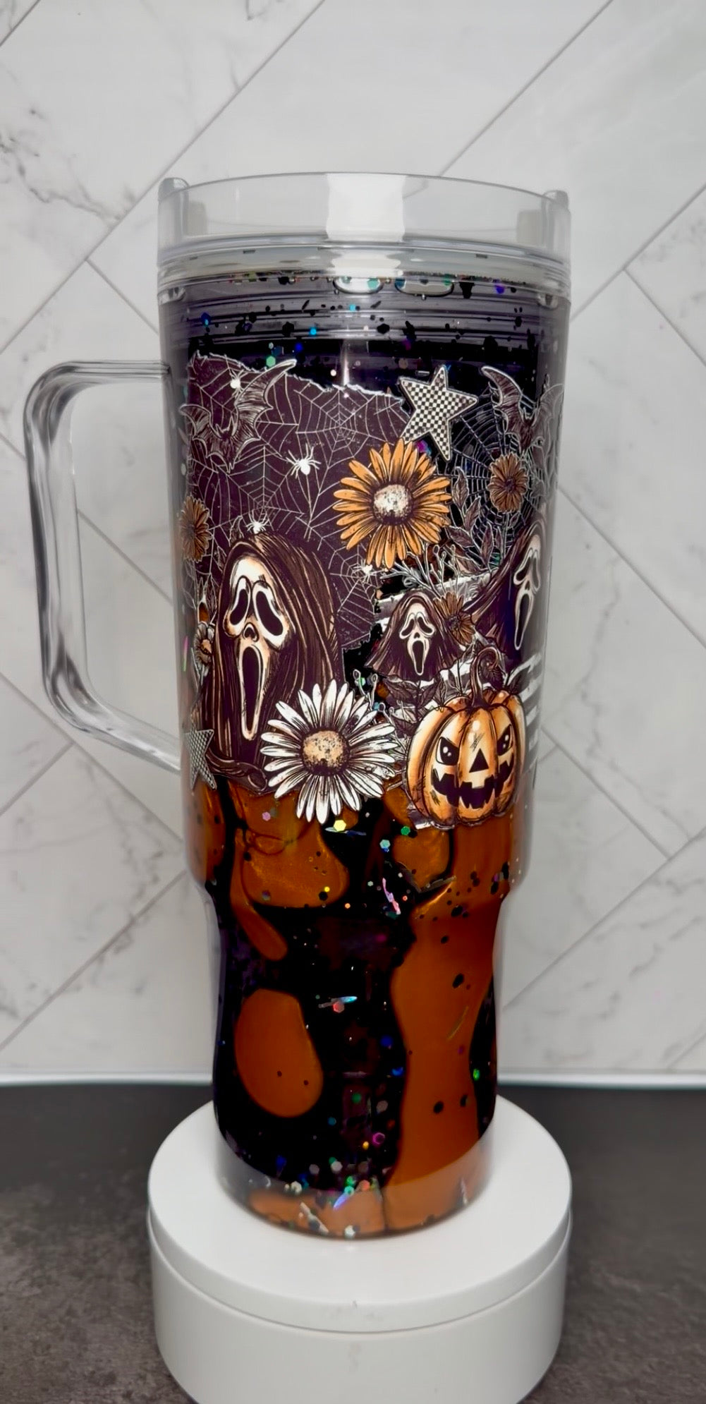 Spooky Pumpkin Lava Tumbler