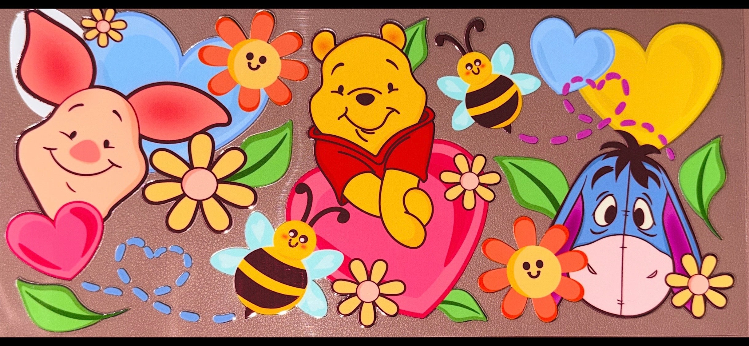 Honey Bee Friends UVDTF Cup Wrap
