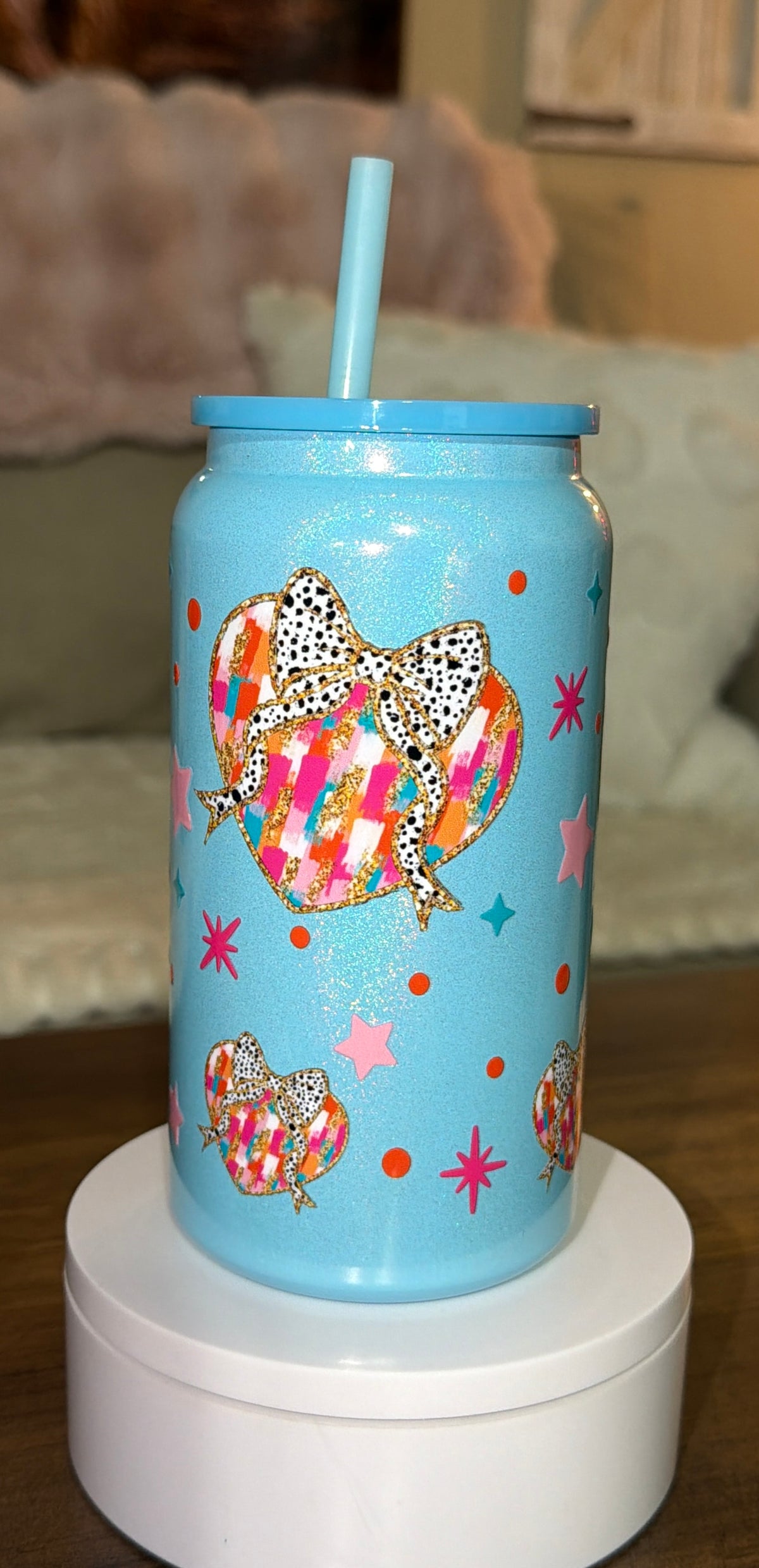 Heart stainless steel tumbler