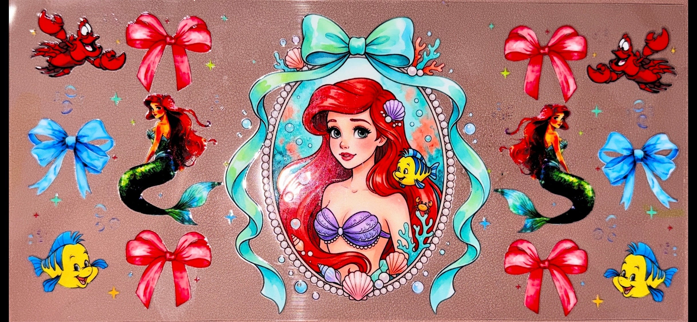 Mermaid UVDTF Cup Wrap