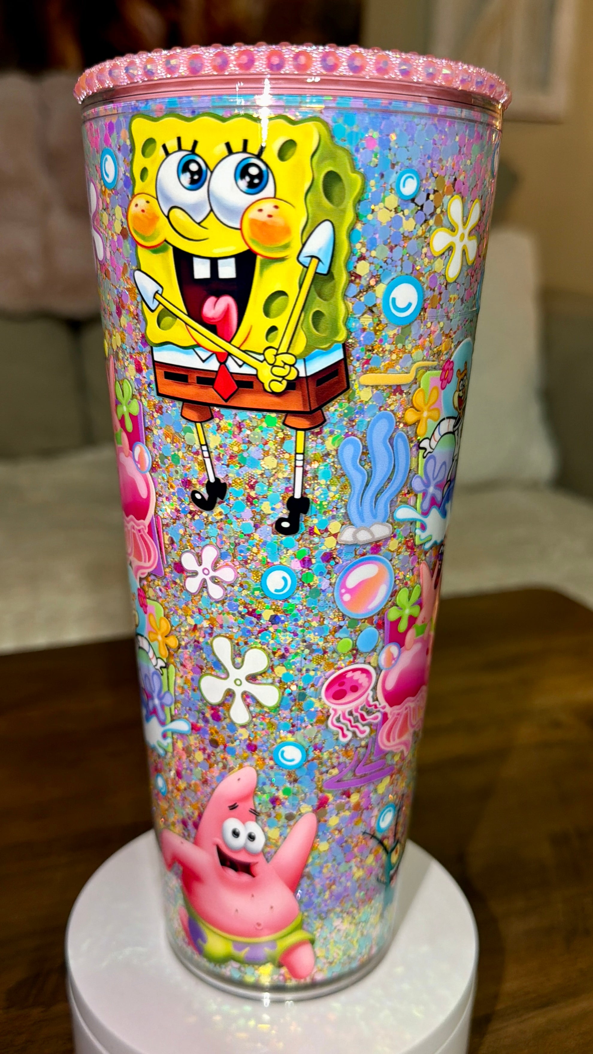 Under the Sea Adventure Glitter Snowglobe Tumbler