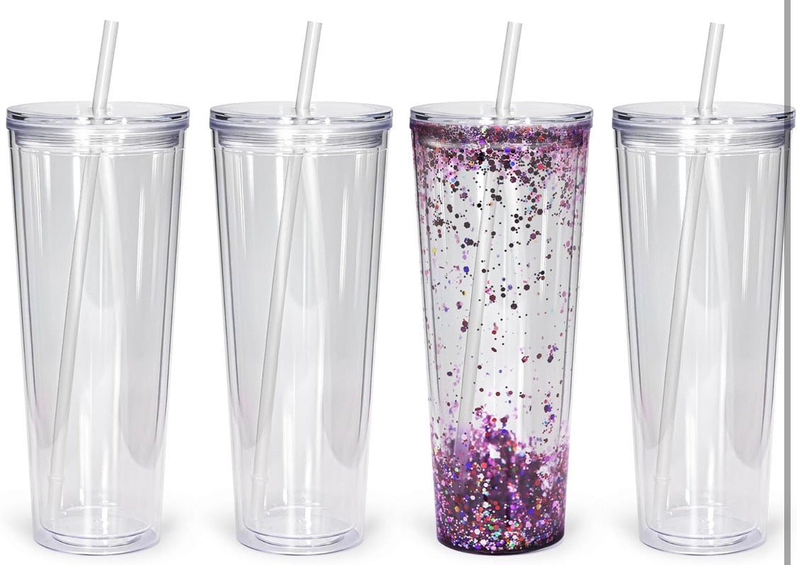 24oz Snowglobe Tumbler
