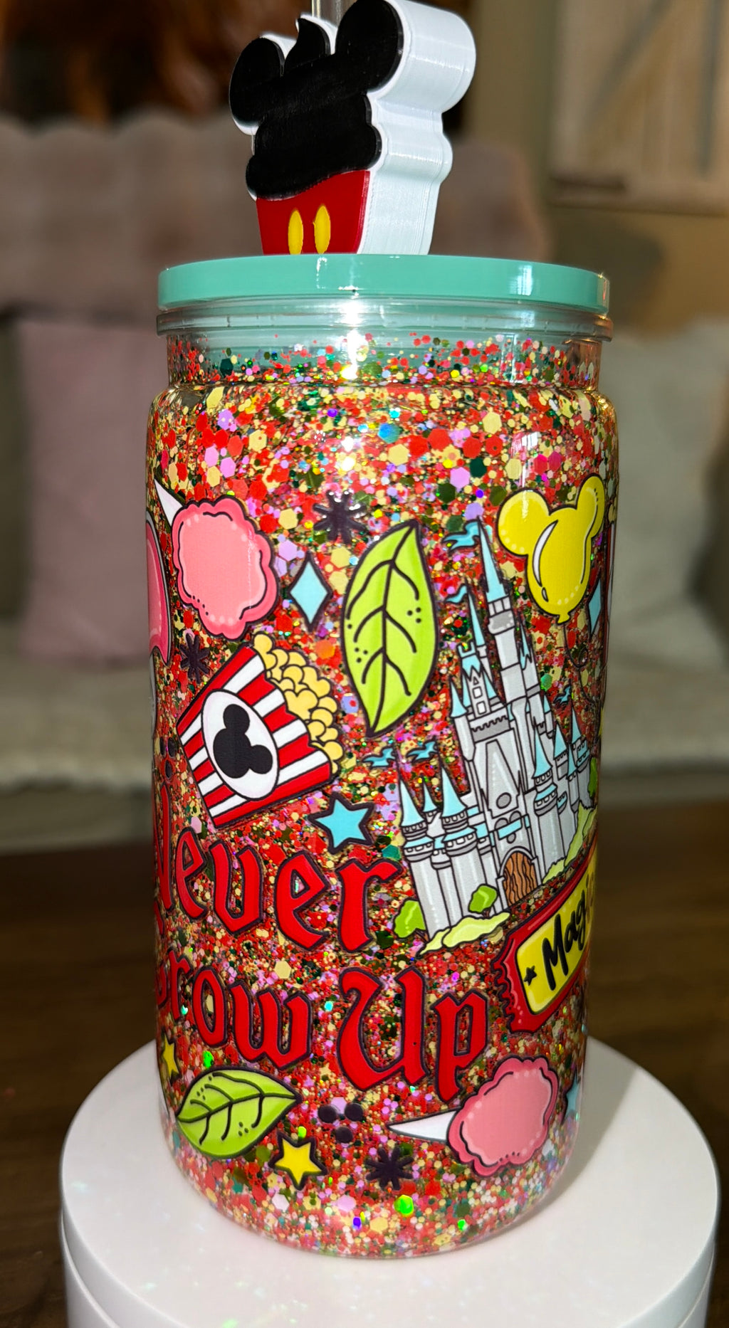 Never Grow Up Snowglobe Cup