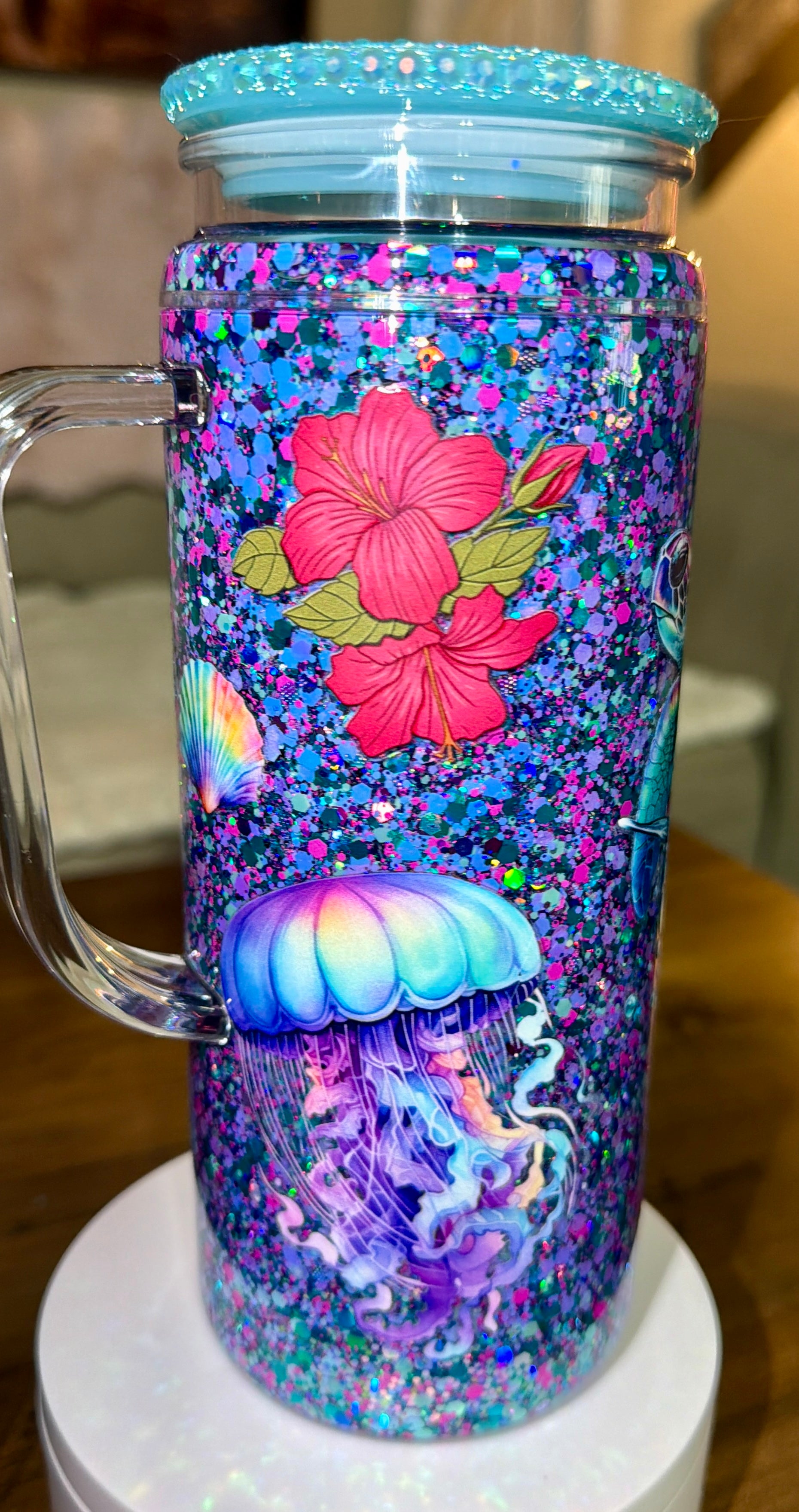Tropical Tides Snowglobe Cup