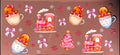 Pink Christmas Wonderland UVDTF Cup Wrap