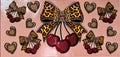 Cherry Leopard UVDTF Cup Wraps