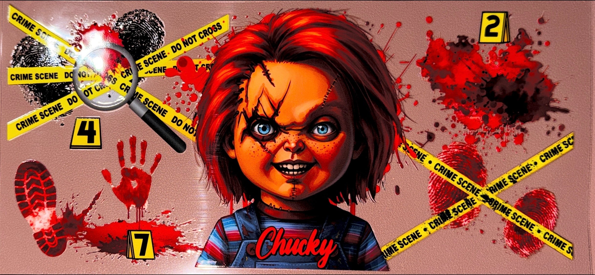 Creepy Doll UVDTF Cup Wrap