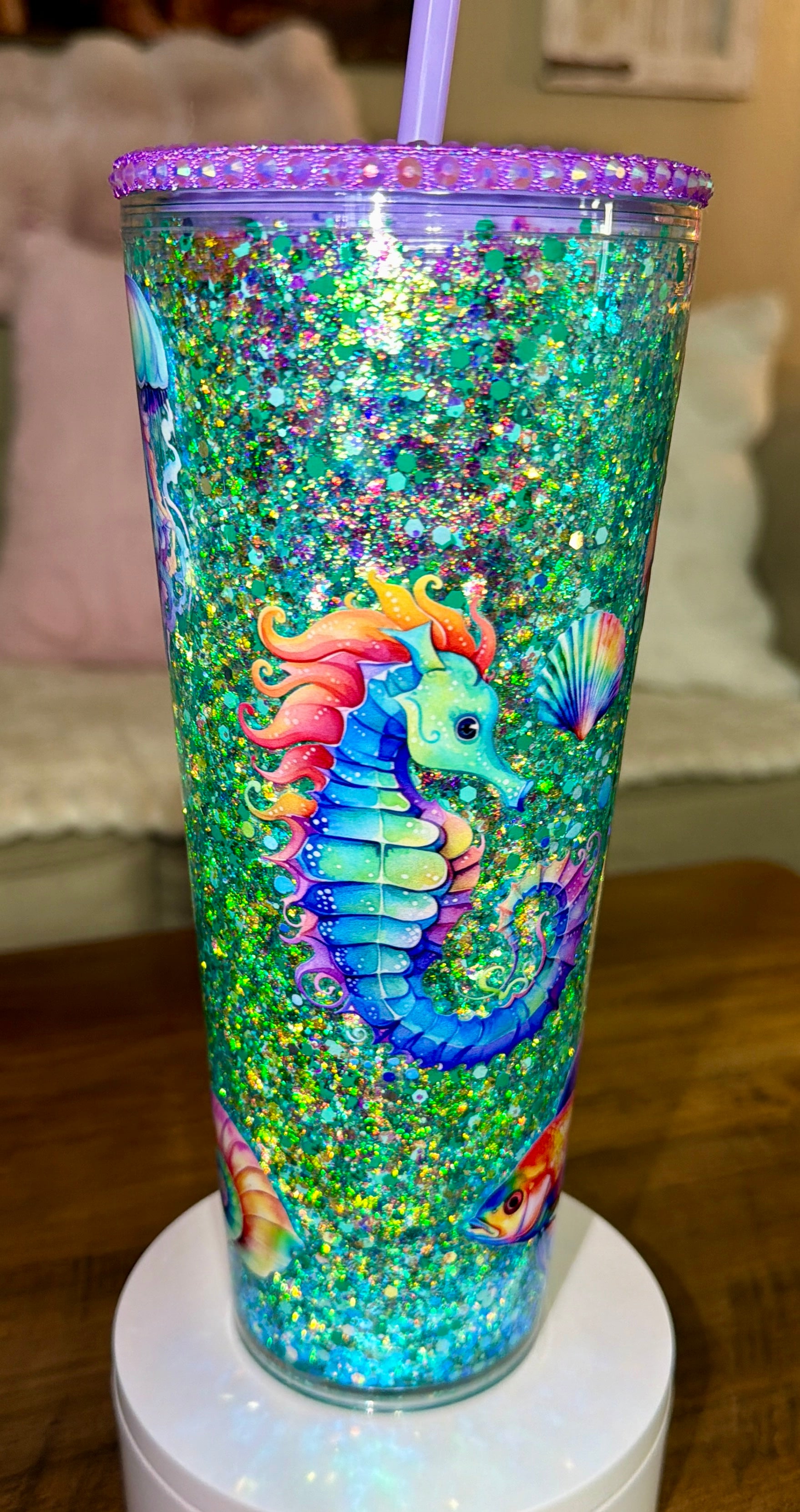 Mermaid Snowglobe Cup