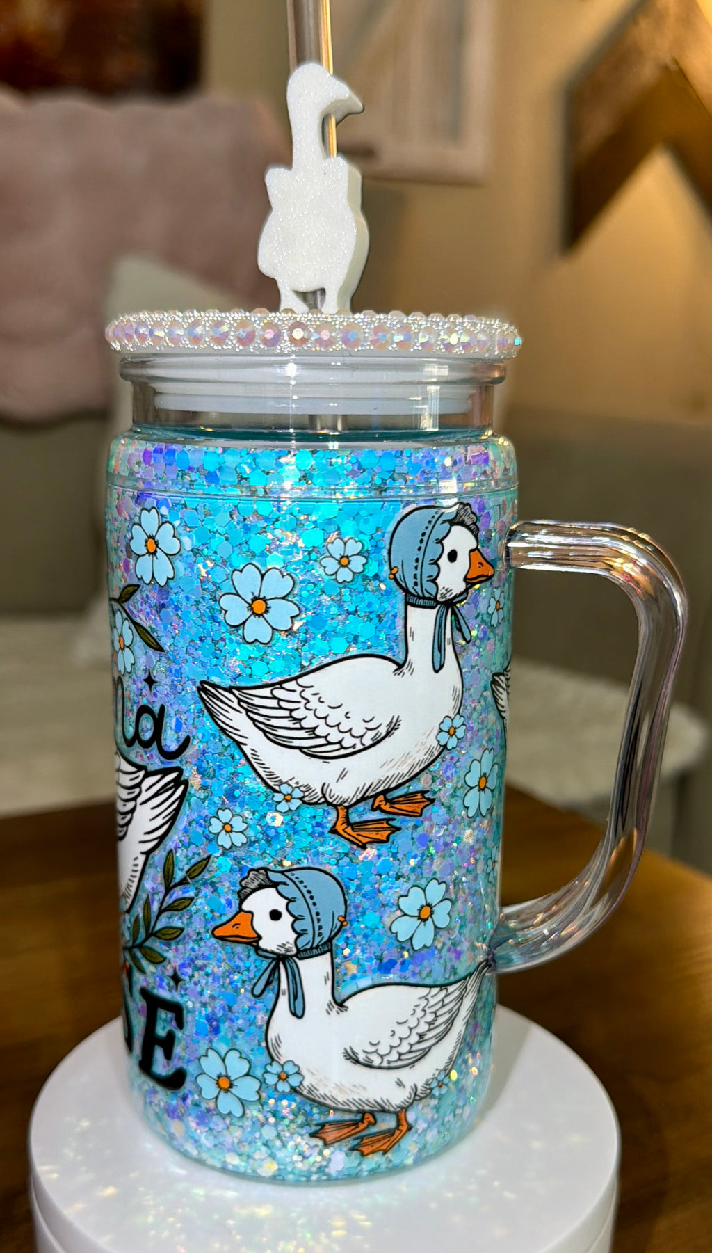 Mama Goose Snowglobe cup