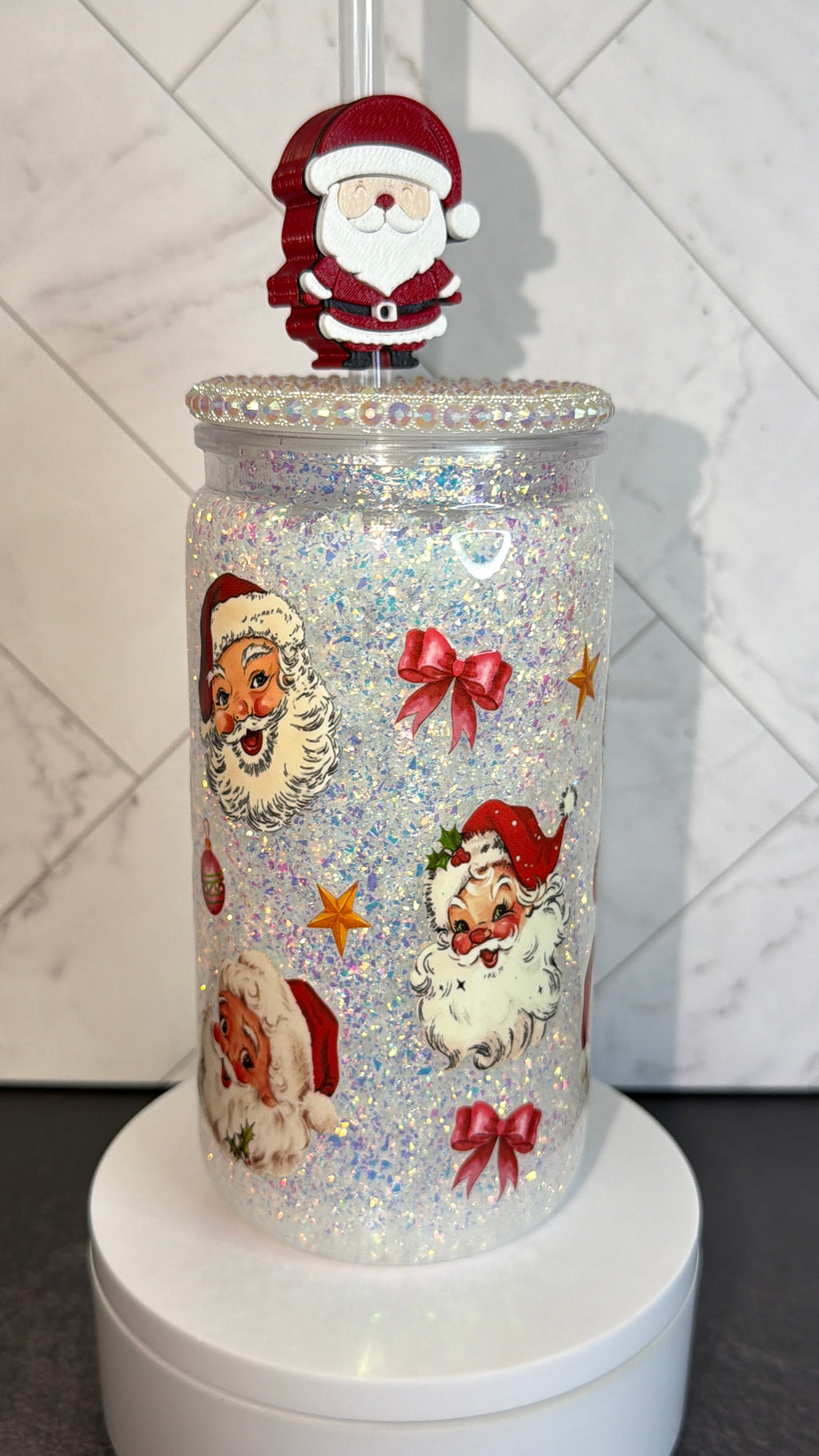 Santa’s Sparkling Wonderland Snowglobe Cup
