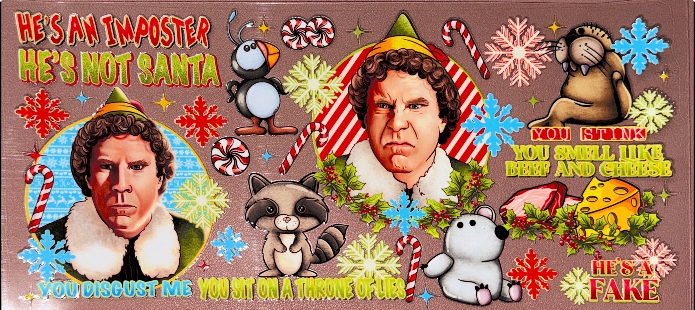 Christmas Elf UVDTF Cup Wrap