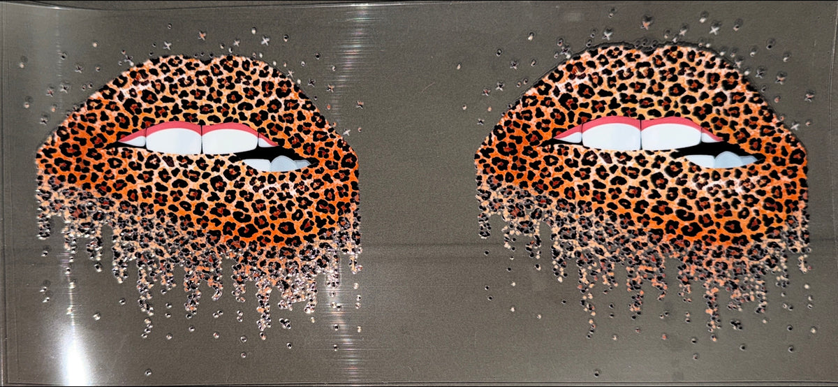 Leopard Lips UVDTF Cup Wrap