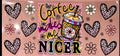Coffee Makes me Nicer UVDTF Cup Wrap