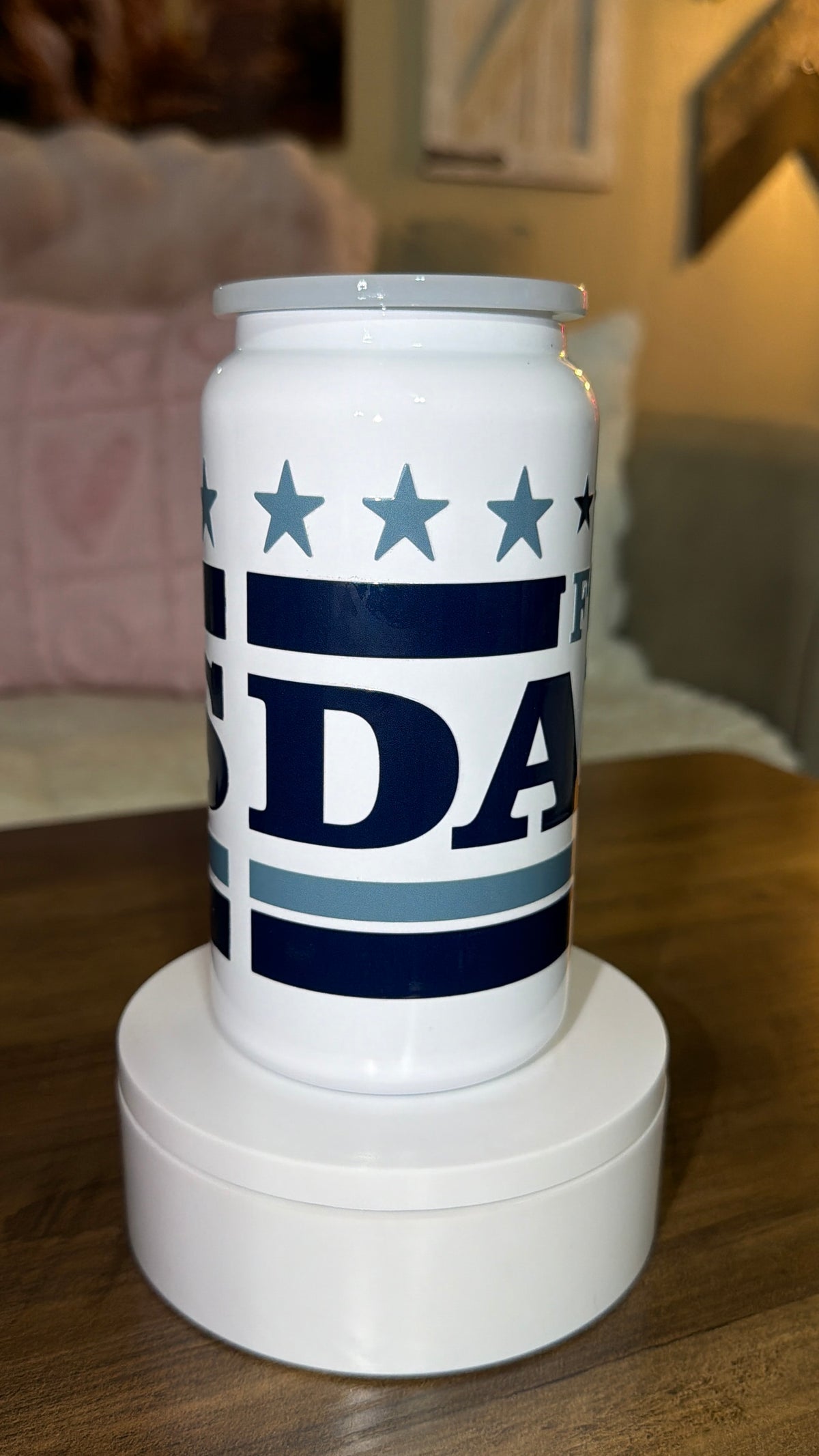 Football inspired tumbler