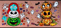 Spooky Pumpkin Stack UVDTF Cup Wrap