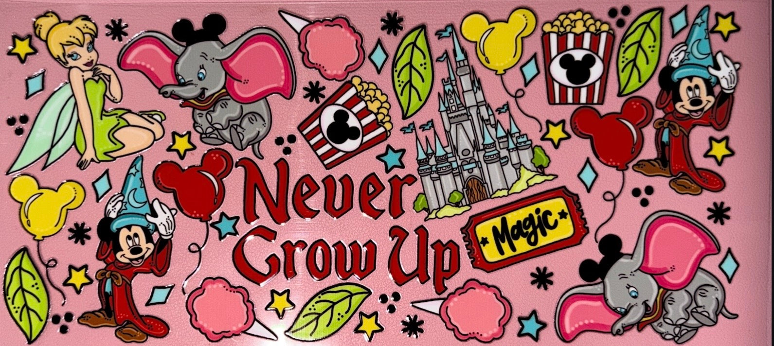 Never Grow Up UVDTF Cup Wrap