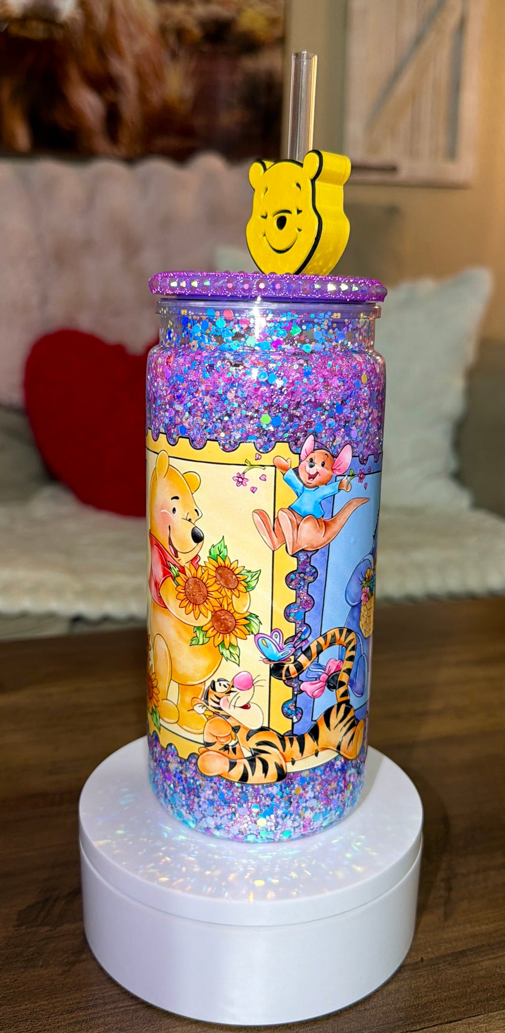Sweet Honey Garden Glitter Tumbler
