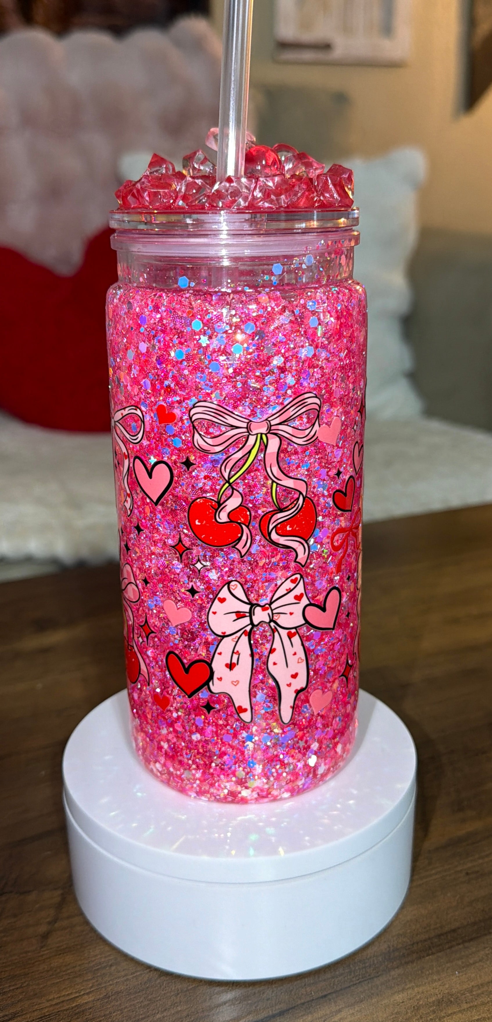 Cherry Snowglobe cup