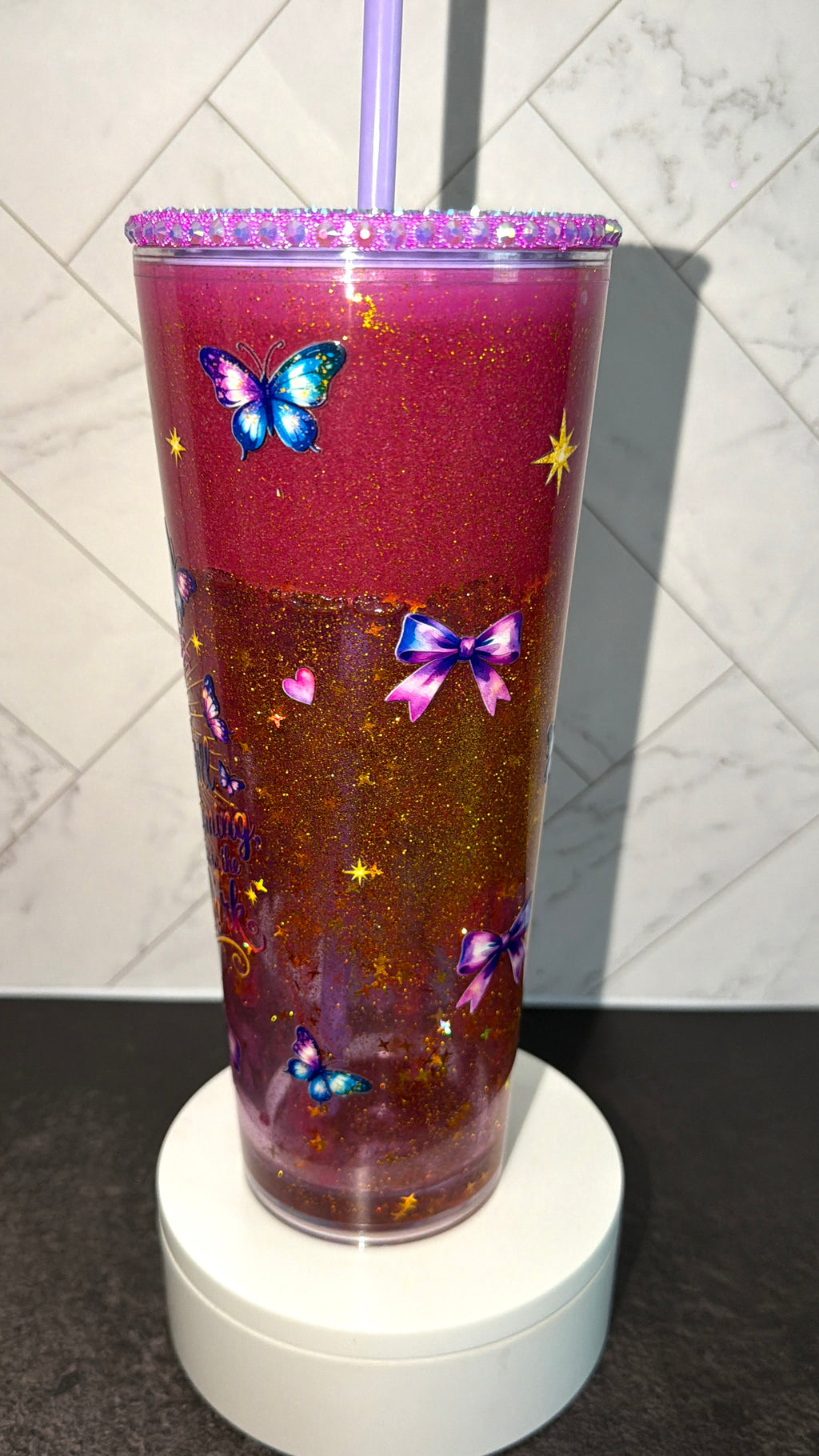 Blooming Hourglass Tumbler