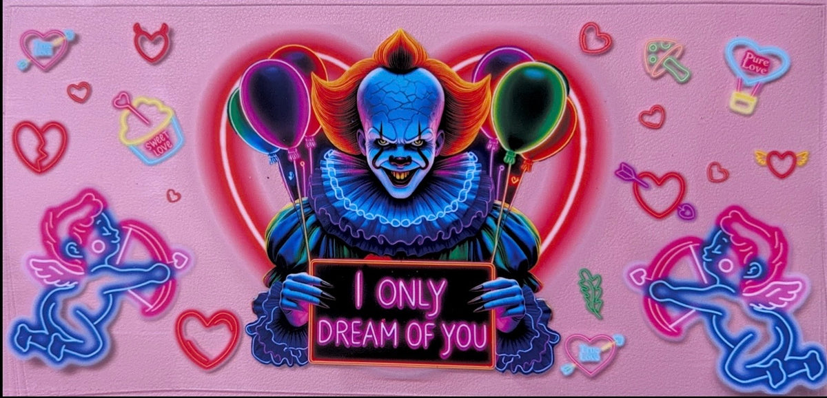 Clown UVDTF Cup Wraps