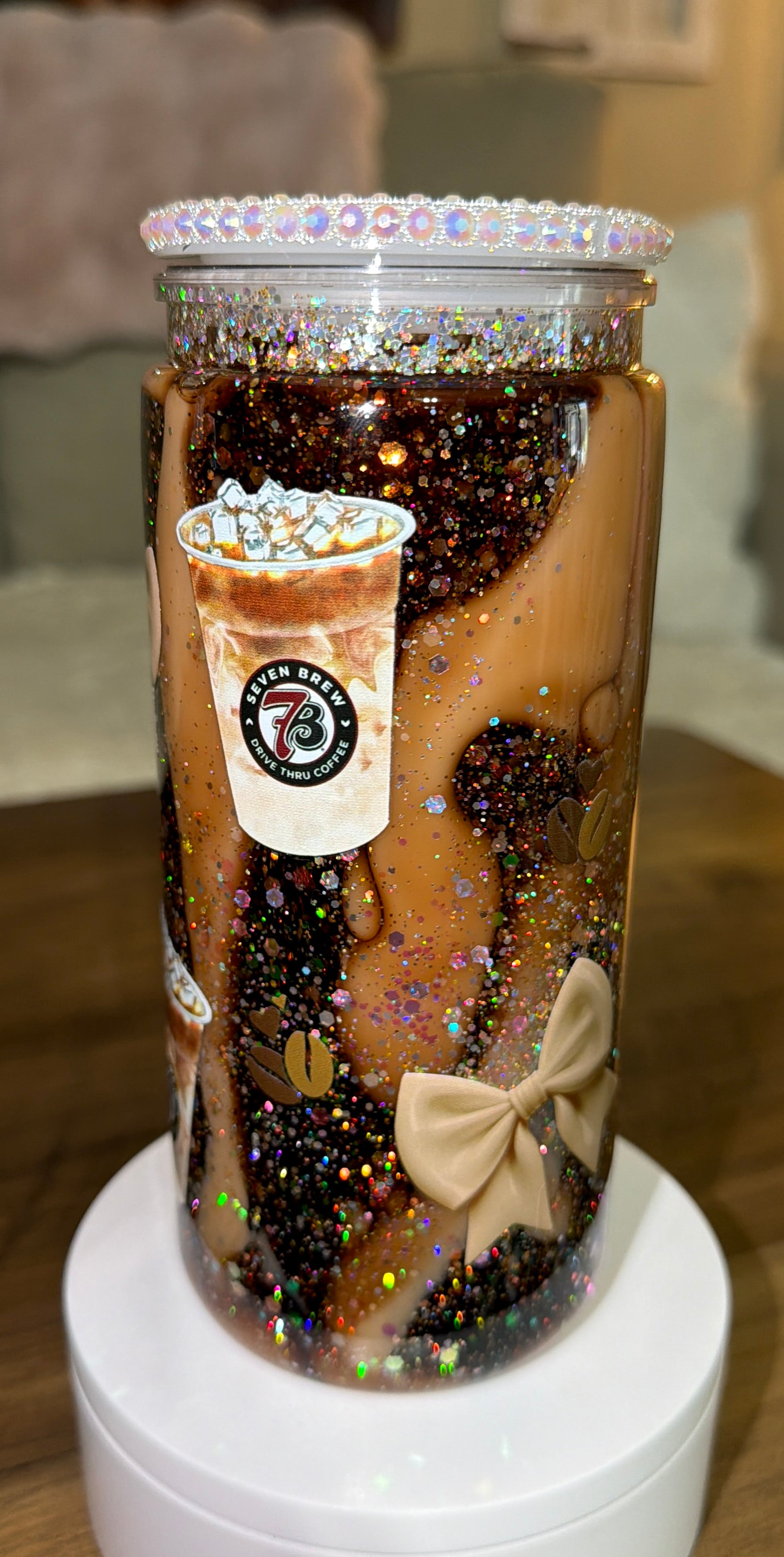 Coffee Lovers Lava Snowglobe Cup