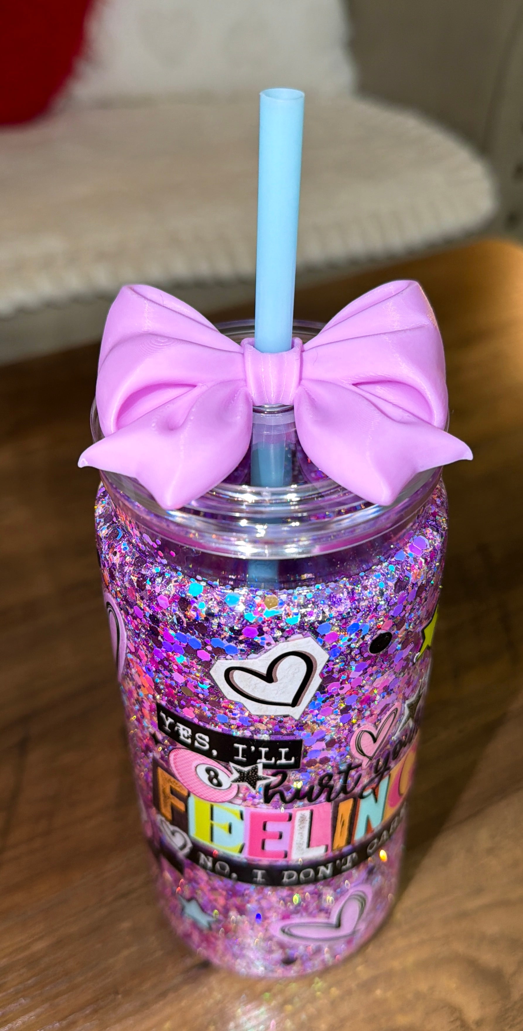 “Yes, I’ll Hurt Your Feelings” snowglobe cup